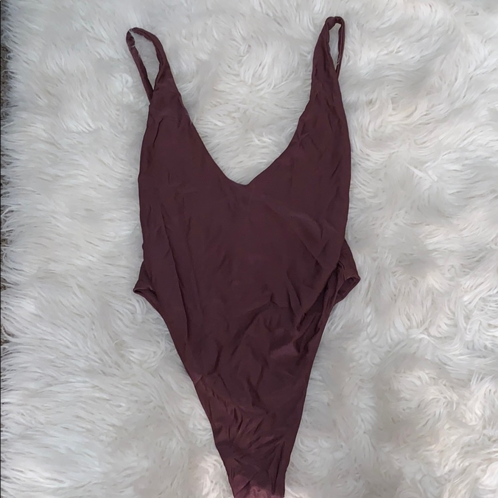 One piece bathing suit